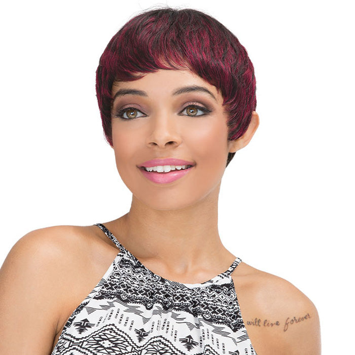 Janet Collection Nude Air Lace Front R Part Wig - TRUDY