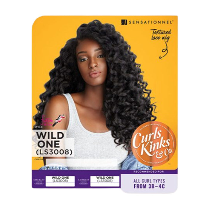 Sensationnel Empress Curls Kinks & CO Textured Synthetic Lace Wig - WILD ONE