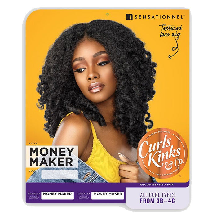 Sensationnel Curls Kinks & CO Textured Lace Front Wig - MONEY MAKER