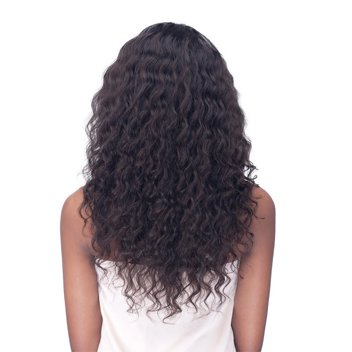 Bobbi Boss Unprocessed Human Hair Wet & Wavy 13"X4" Hand Tied Deep HD Lace Wig - MHLF519 BRAELYNN