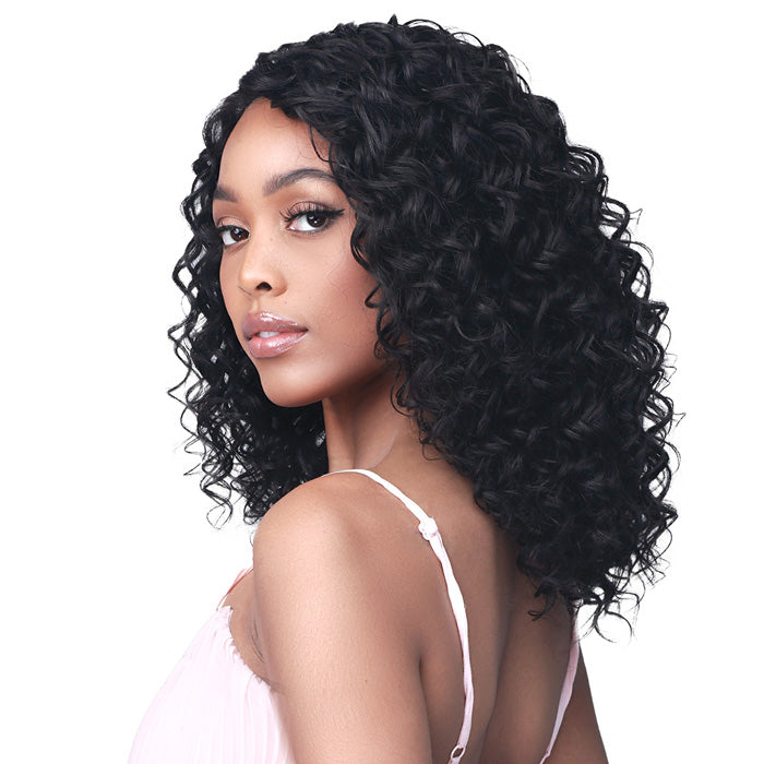 Bobbi Boss 100% Human Hair Deep Lace Wig - MHLF595 WATER WAVE 16