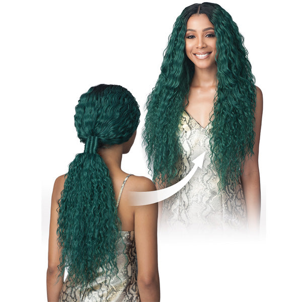 Bobbi Boss Infinity Ponytail Braided Lace Part Wig - MLF399 AMEY