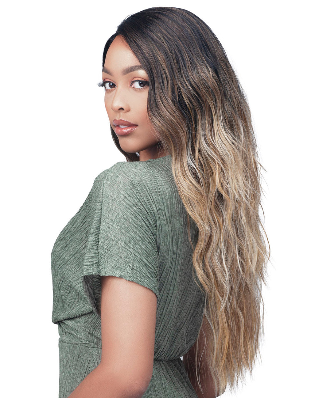Bobbi Boss Premium Synthetic Soft Wave Series Boss Lace Wig MLF570 MELONI