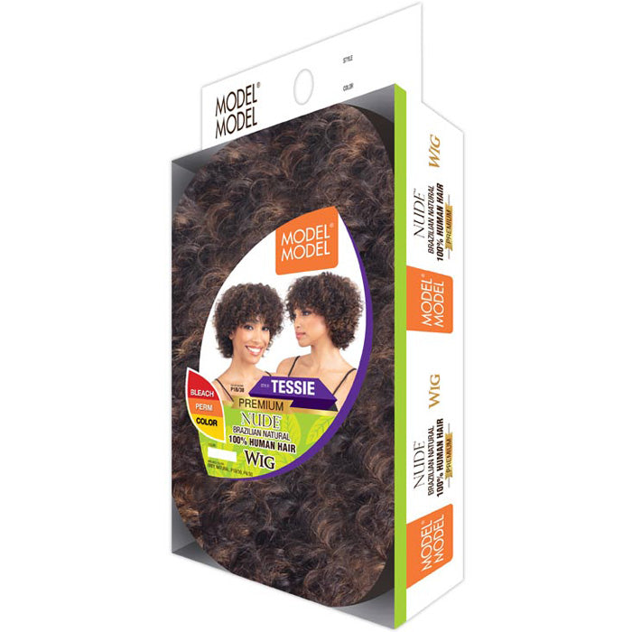 Model Model Nude Brazilian Natural 100% Human Hair Full Wig - TESSIE