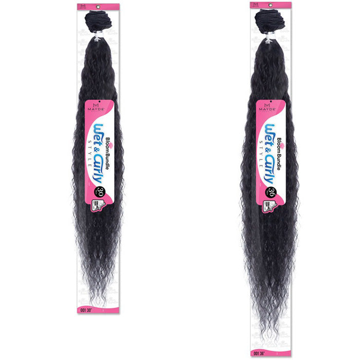 Mayde Beauty Bloom Bundle Weave - WET & CURLY 001 30"/36"