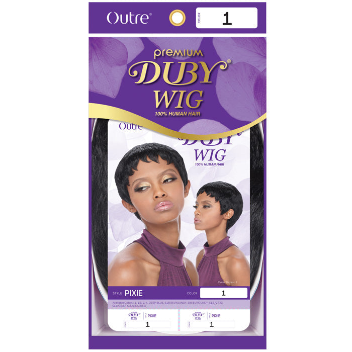 Outre Duby Human Hair Full Wig - PIXIE