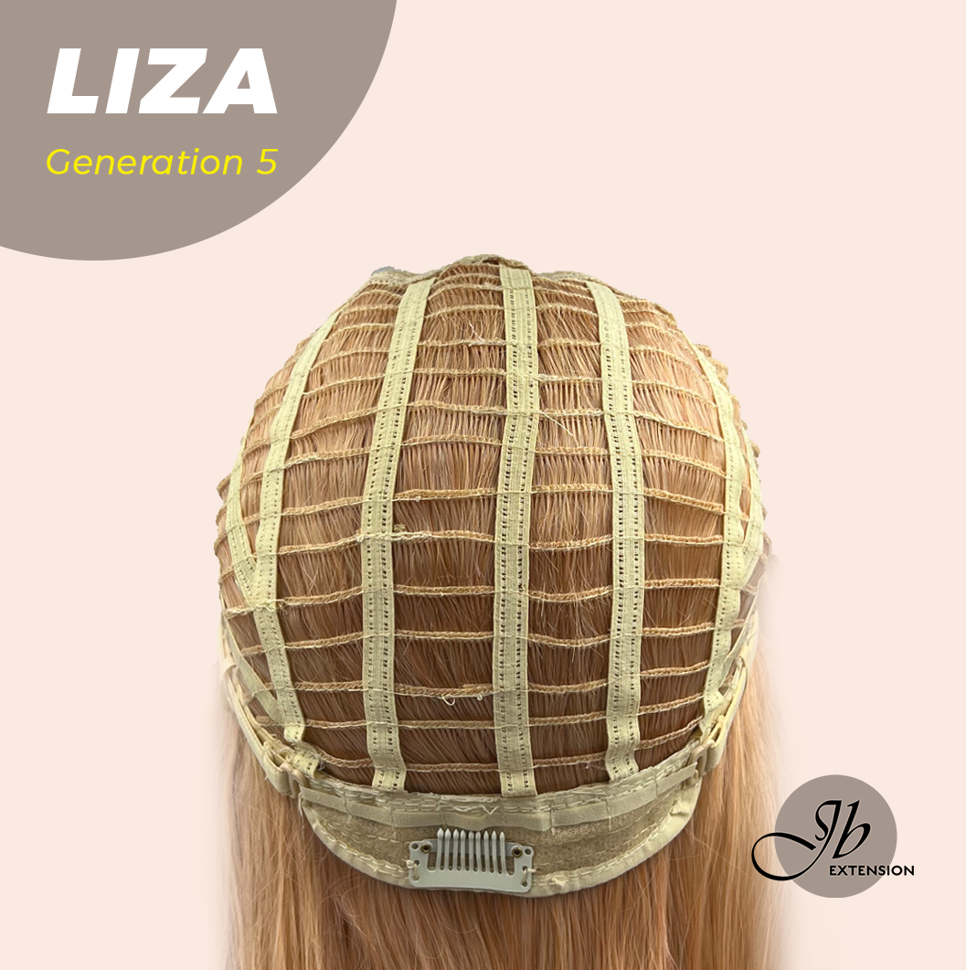 JBEXTENSION GENERATION FIVE 28 Inches Peach Blonde Curly Wig LIZA G5