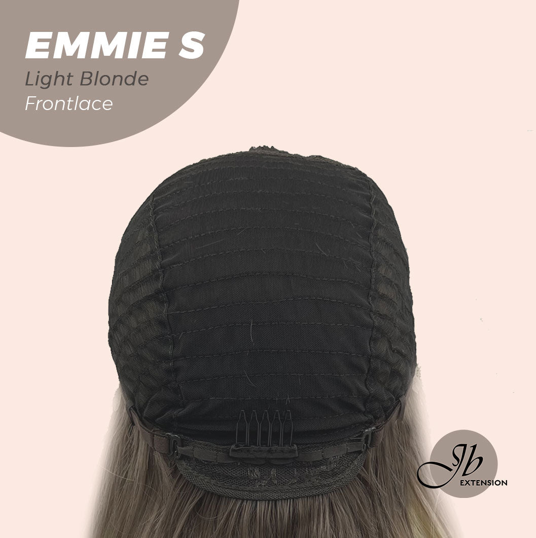 HOT OF SEASON -JBEXTENSION 22 Inches Curly Light Blonde Pre-Cut Frontlace Glueless Wig EMMIE S