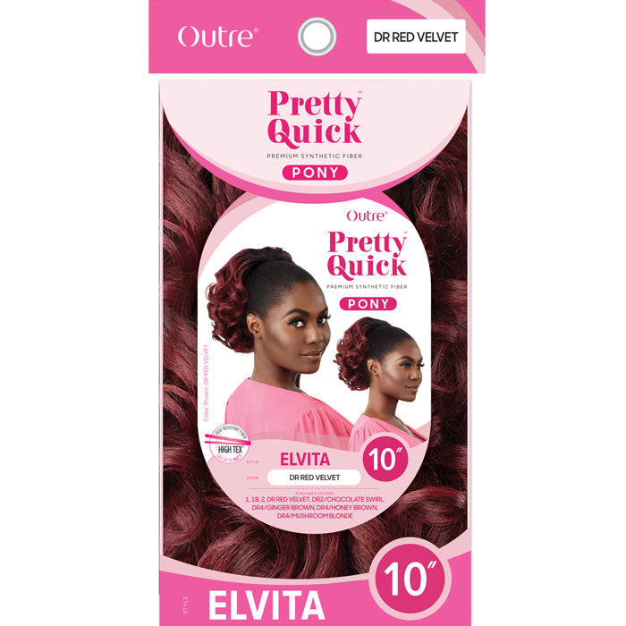 Outre Pretty Quick Drawstring Ponytail - ELVITA 10"