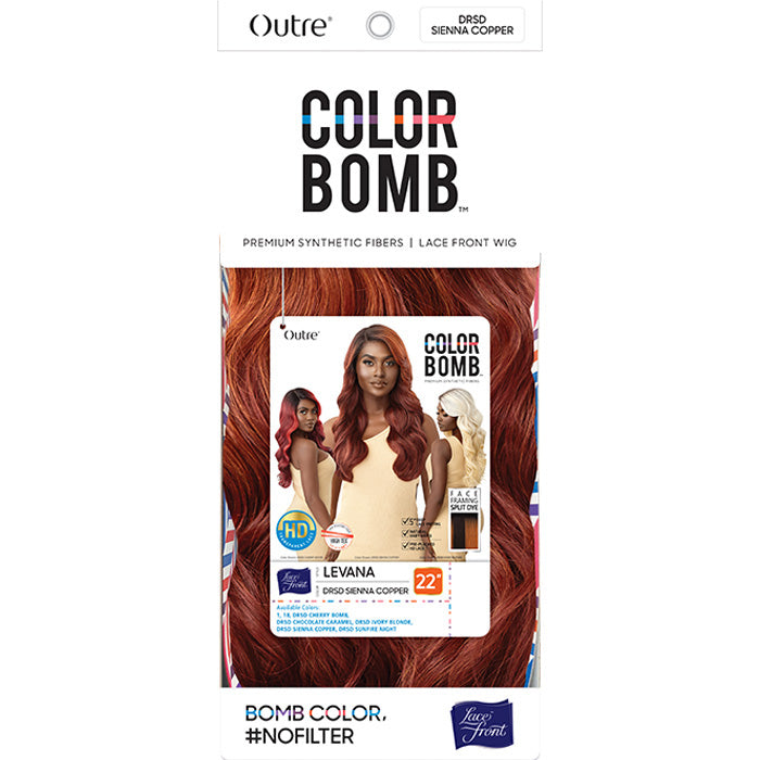 Outre Color Bomb 5" Deep Part HD Lace Front Wig - LEVANA