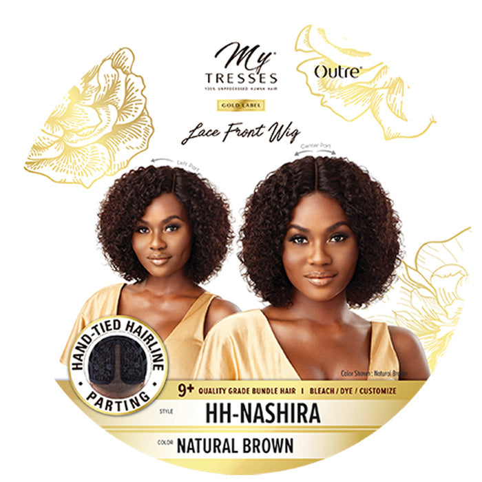 Outre My Tresses 100% Unprocessed Human Hair Lace Front Wig - HH NASHIRA
