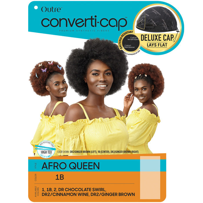 Outre Converti Cap Half Wig - AFRO QUEEN