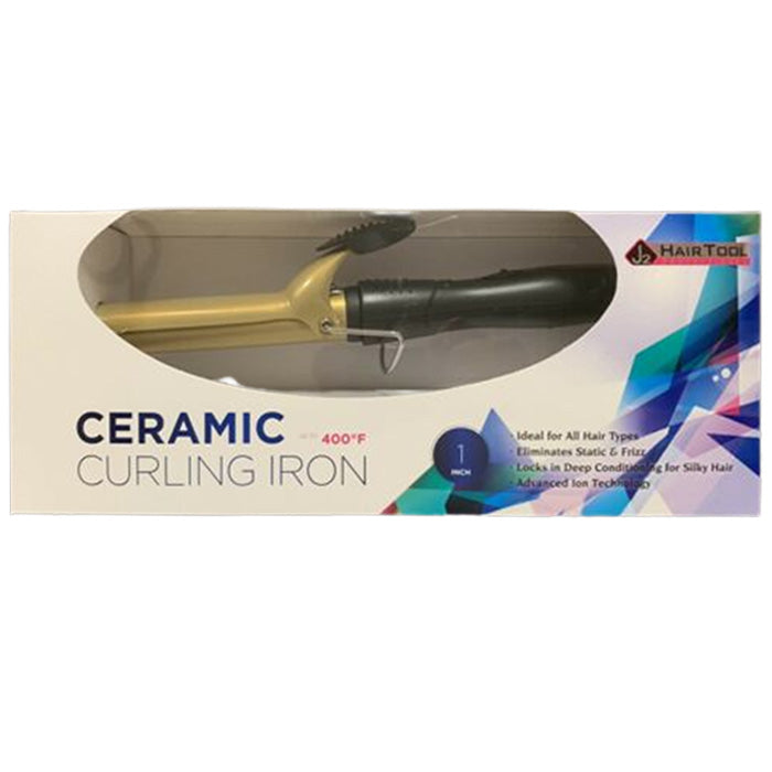 J2 Professional Ceramic Curling Iron 1"