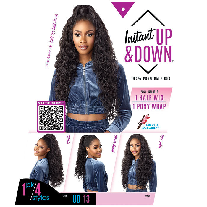 Sensationnel Instant Up & Down Pony Wrap Half Wig - UD 13