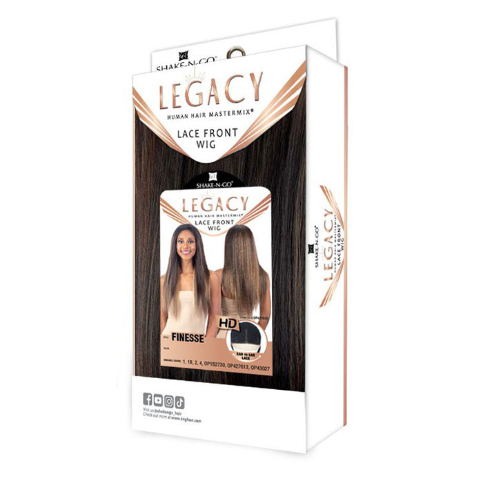 Shake-N-Go Legacy Human Hair Mastermix Lace Front Wig - FINESSE