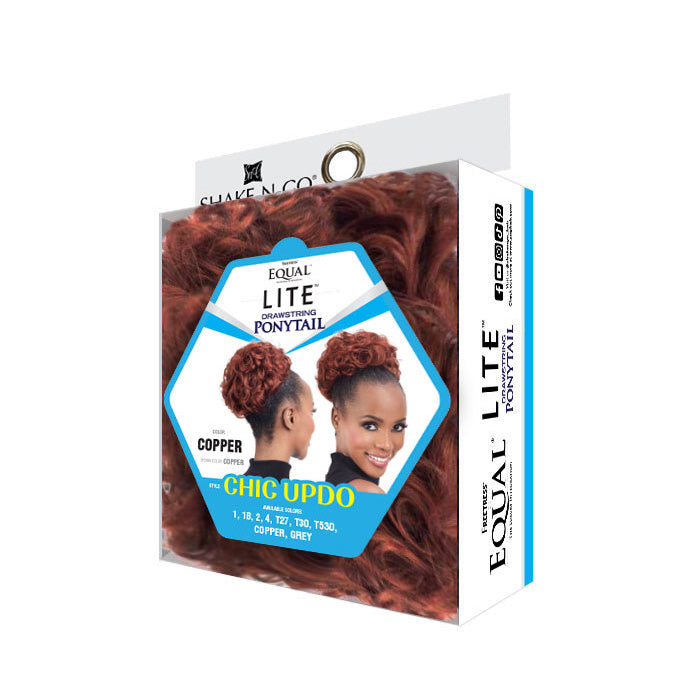 Shake N Go Equal Lite Synthetic Drawstring Ponytail - CHIC UPDO