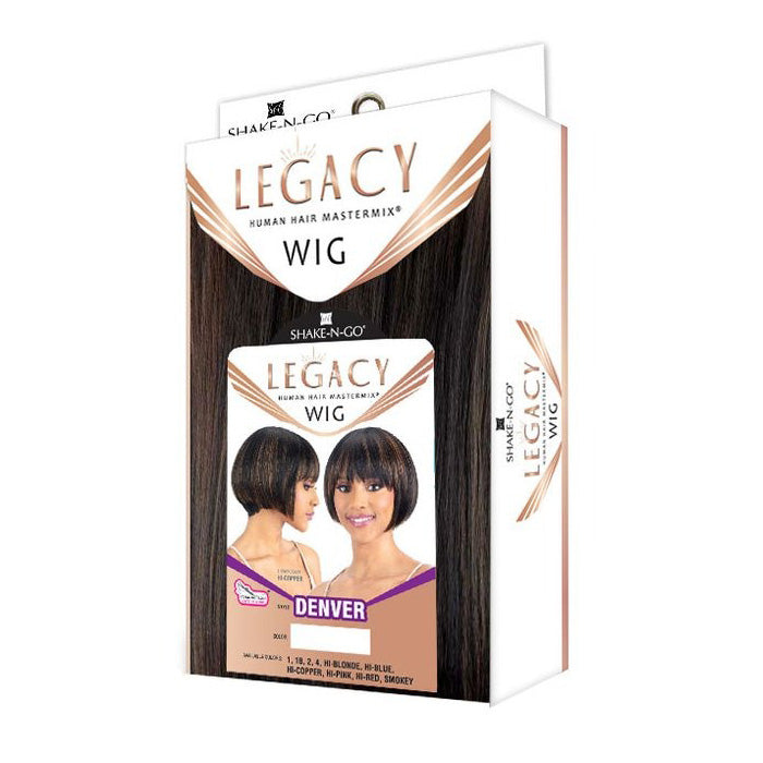 Shake N Go Legacy Human Hair Blend Full Wig - DENVER