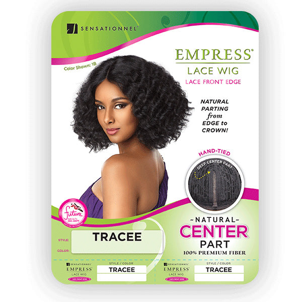 Sensationnel Empress Natural Center Part Lace Front Wig - TRACEE