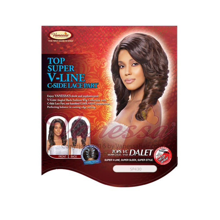 Vanessa Top Super V Line C Side Synthetic Lace Front Part Wig TOPS VC DALET