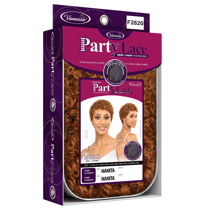 Vanessa Party Lace Deep J-Part Lace Front Wig - DJ NANITA