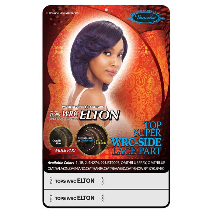 Vanessa Top Super WRC-Side Lace Part Swissilk Wig - TOPS WRC ELTON