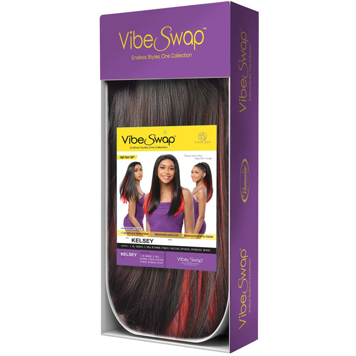 Vanessa Vibe Swap Half Wig - KELSEY