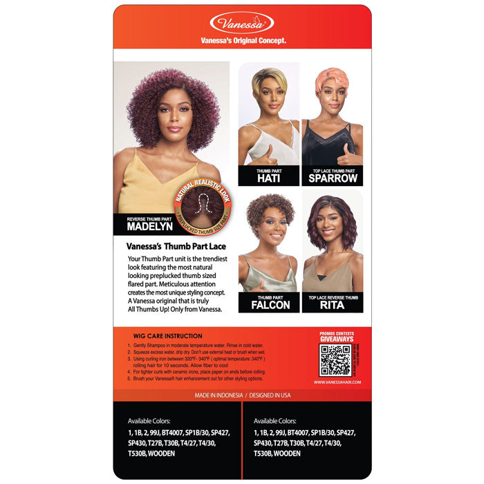 Vanessa Thumb Part Wig - RMB MADELYN