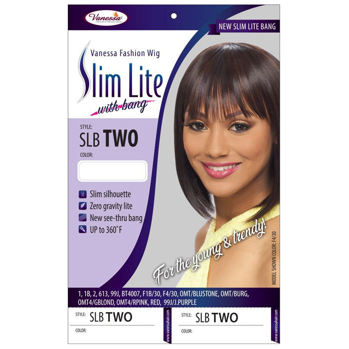 Vanessa Slim Lite with Bang Fashion Full Wig - SLB TWO