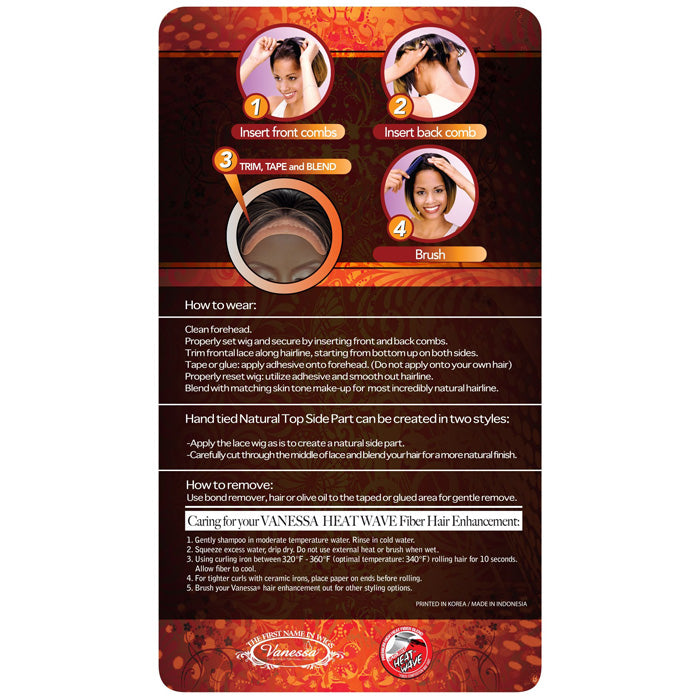 Vanessa Top Super C-Side Lace Part Wig - BESBY