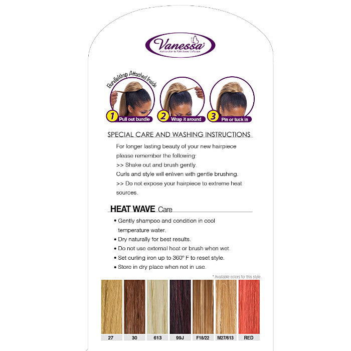 Vanessa Drawstring With Bundle Wrap Express Curl Ponytail - STB COGIC 40