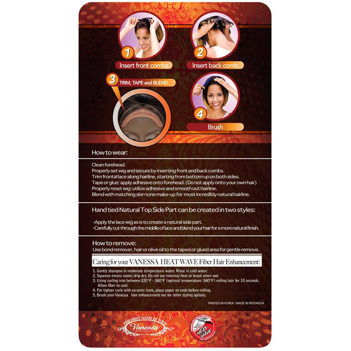 Vanessa Top Super C-Side Lace Part Wig - NANDO