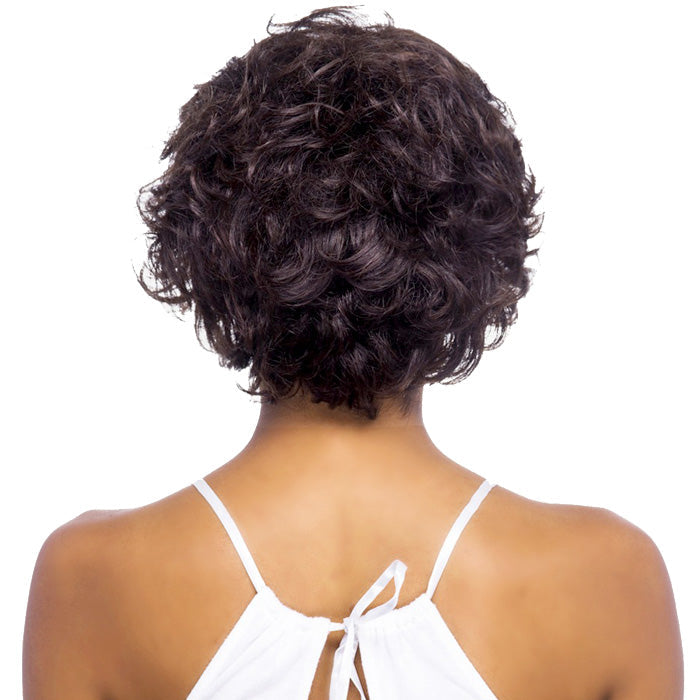 Vivica's 100% Brazilian Natural Remi Human Hair Pure Stretch Cap Wig LISHA