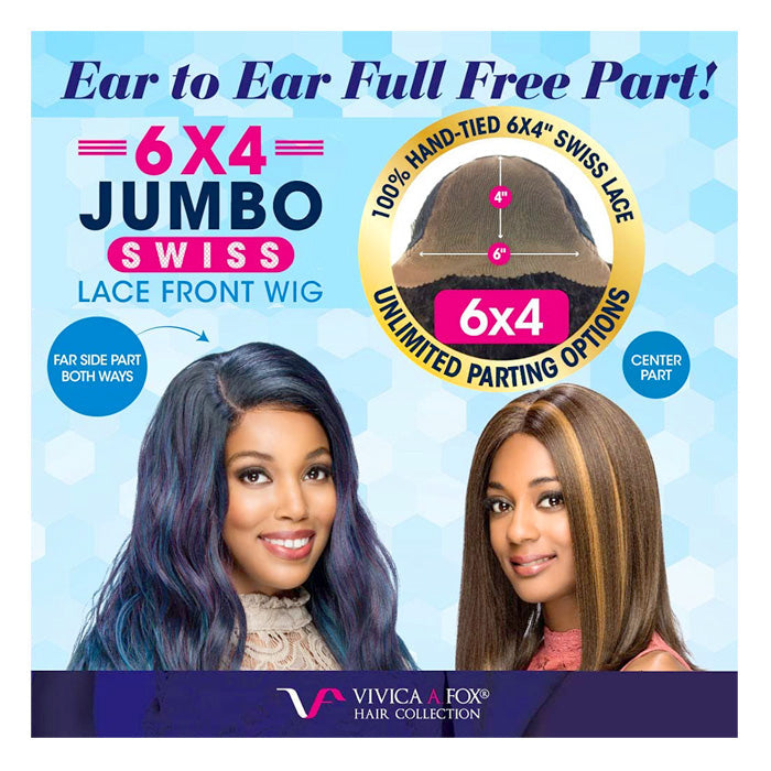 Vivica A Fox Jumbo Swiss 6x4 Ear to Ear Lace Front Wig - NYX