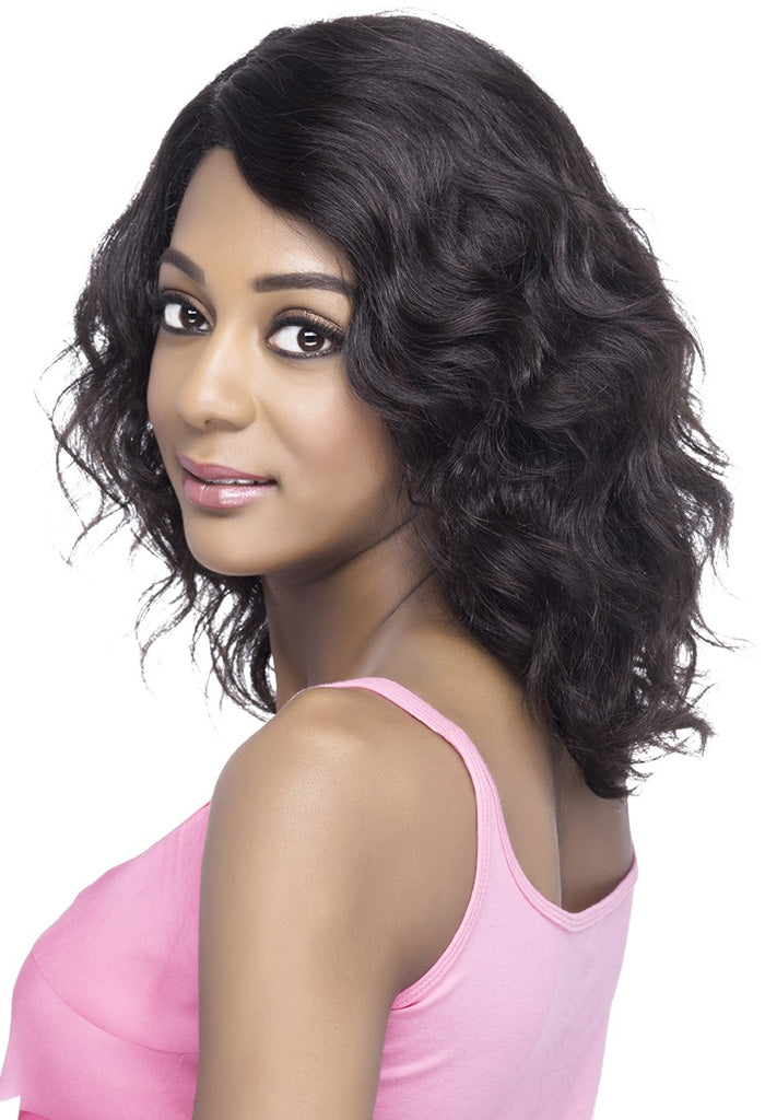 Vivica's Natural Brazilian 100% Brazilian Natural Remi Human Hair Swiss Lace Front Wig ANNETTE