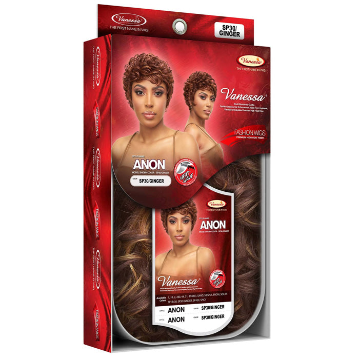 Vanessa Fashion Wig Romance Grey Full Wig - ANON