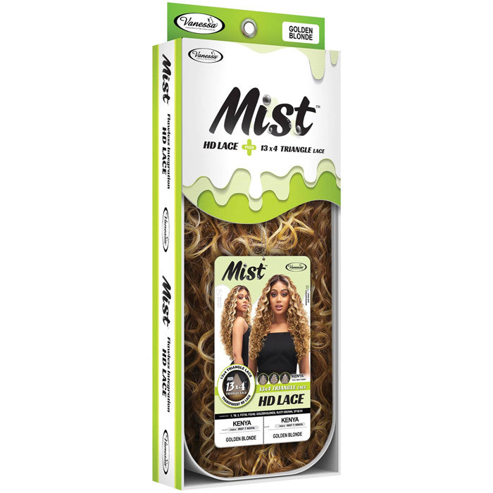Vanessa Mist Synthetic Hair 13X4 Triangle HD Lace Wig - KENYA