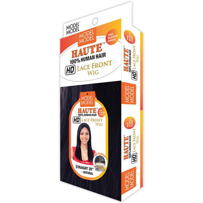 Model Model Haute 100% Virgin Human Hair HD Lace Front Wig - STRAIGHT 20