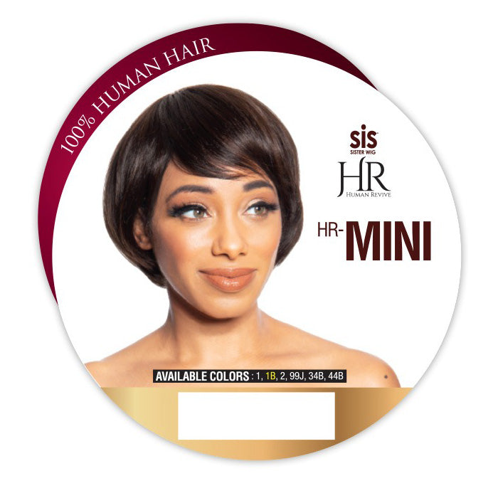 Zury Sis Human Revive 100% Human Hair FULL Wig HR-MINI