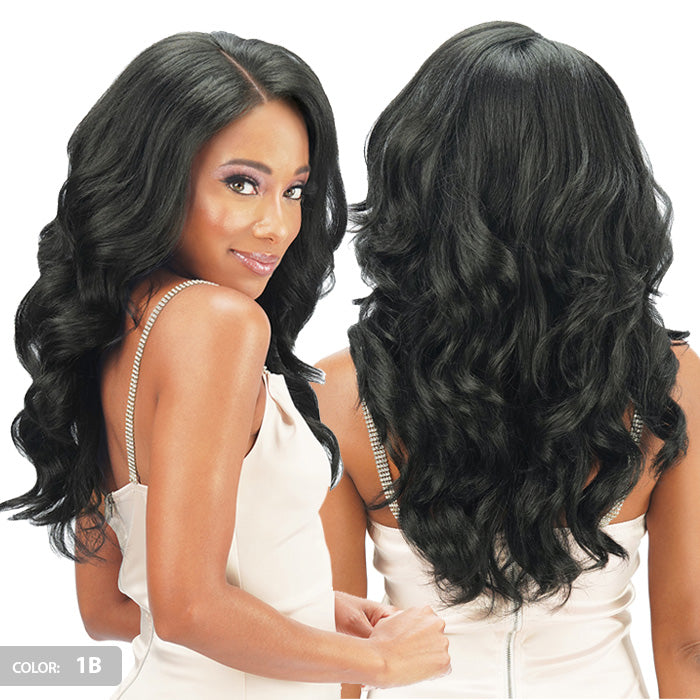 Zury Sis Glueless 360 All Around Lace 13x6 Pre-Tweezed Lace Front Wig - MONIK - Human Hair Blend