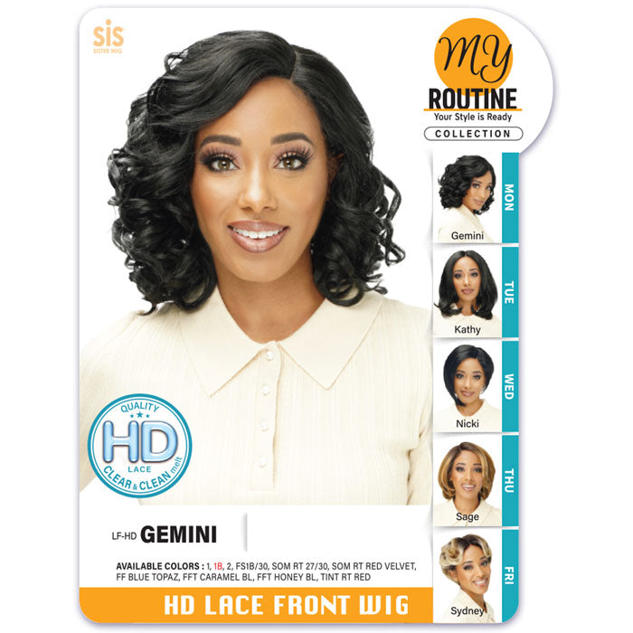 Zury Sis My Routing Collection HD Lace Front Wig - GEMINI