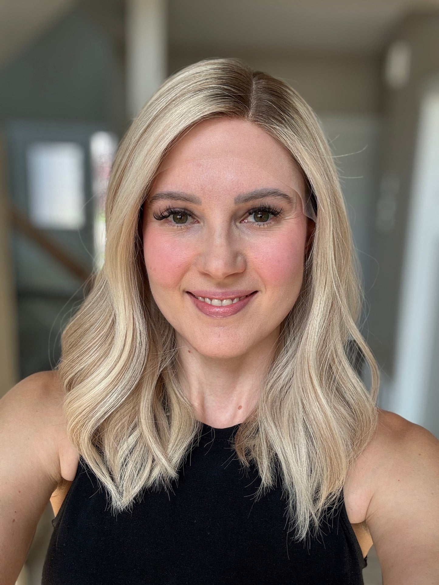 18" Katie LOB Comfort Cap Lace Top Wig (M) (FINAL SALE)