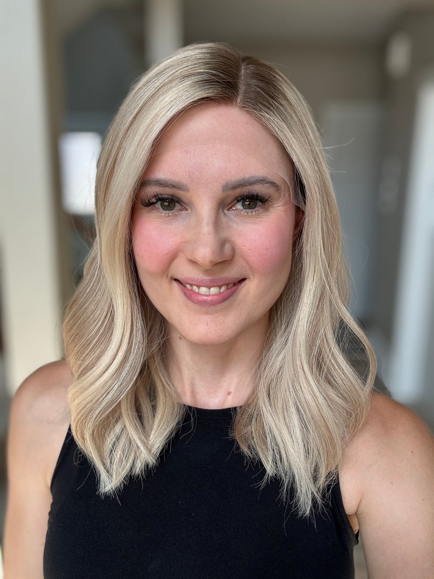 18" Katie LOB Comfort Cap Lace Top Wig (M) (FINAL SALE)