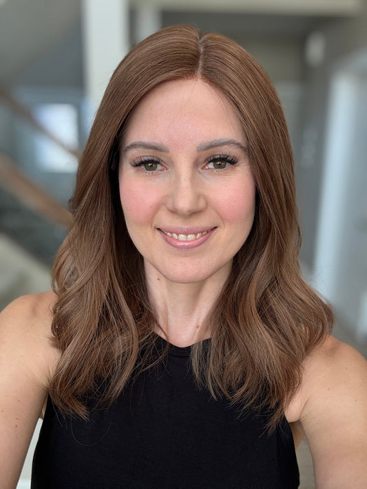 18" Christina LOB Comfort Cap Lace Top Wig (M)