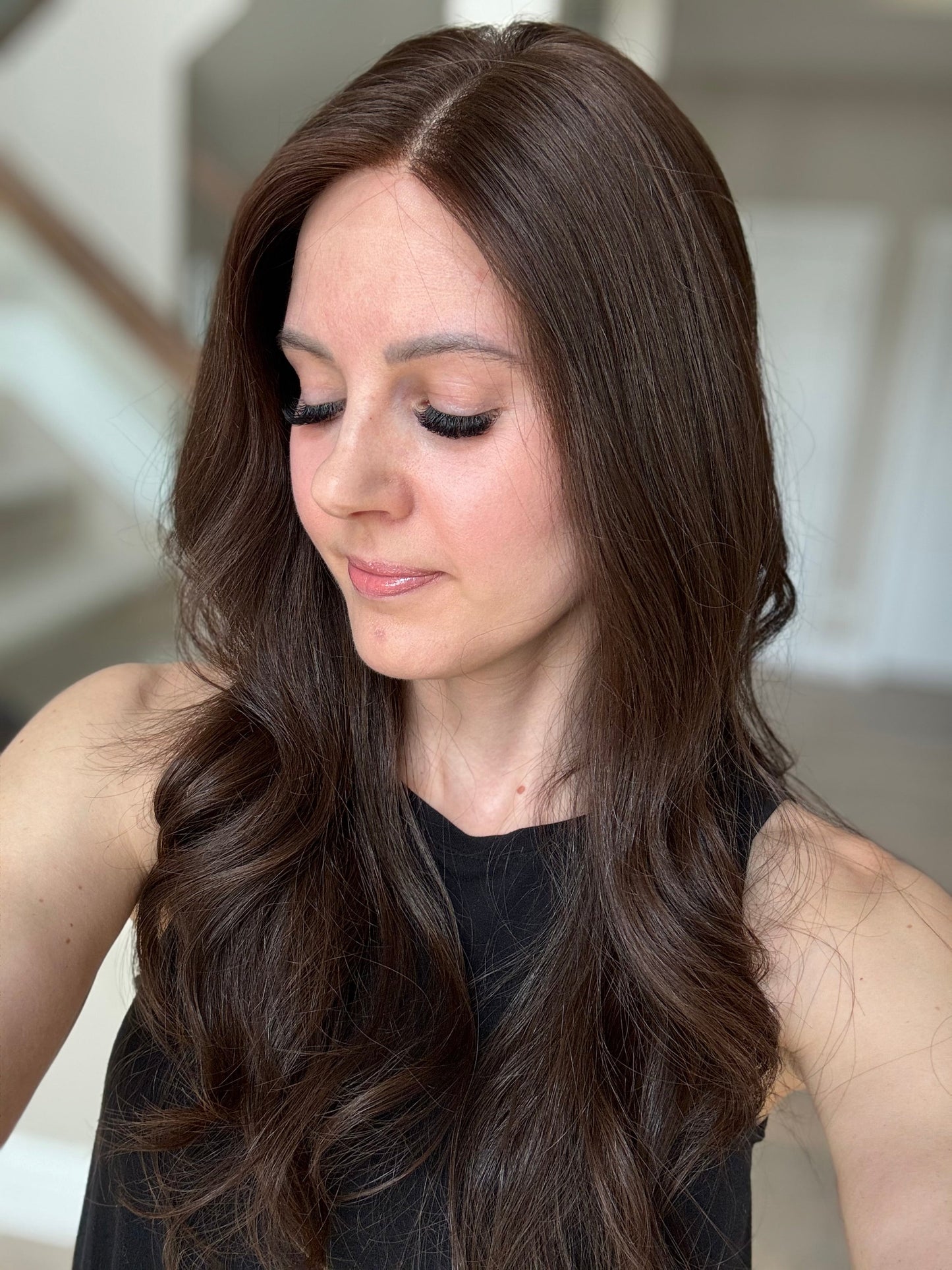 Euro Wig #3: 22" Dark Brown Comfort Cap (M)