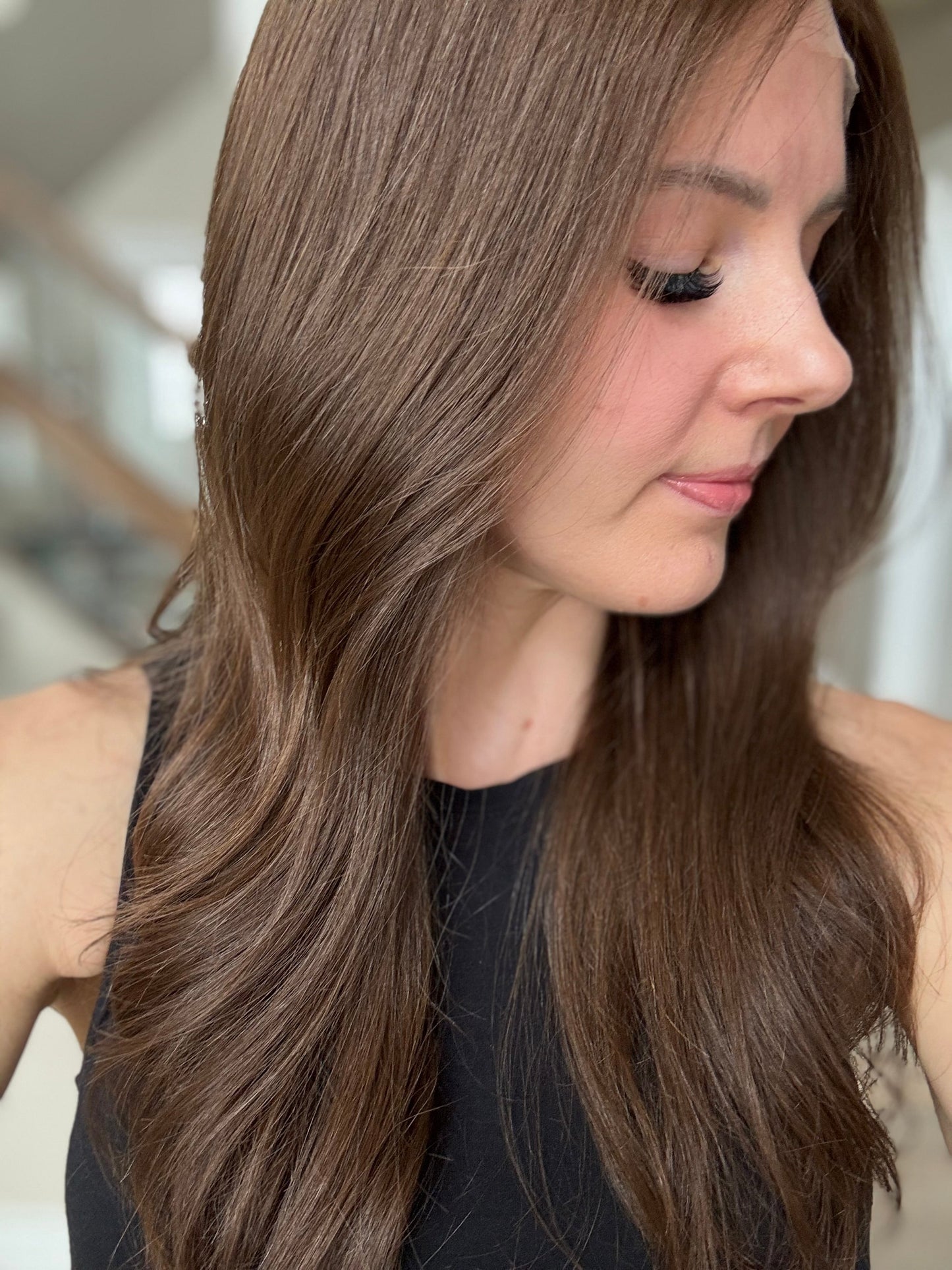 Euro Wig #2: 20" Medium Brown Comfort Cap (S/M)