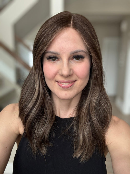 19" Monica LOB Comfort Cap Lace Top Wig (S)