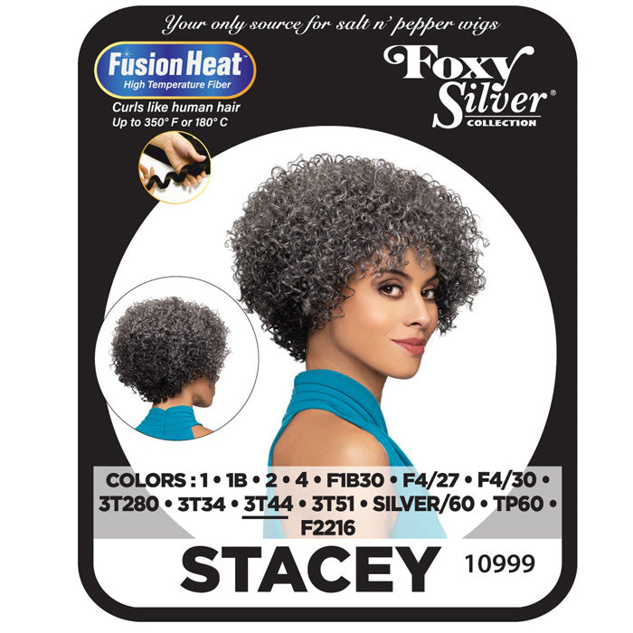 Foxy Silver Collection Fusion Heat Full Wig - STACEY