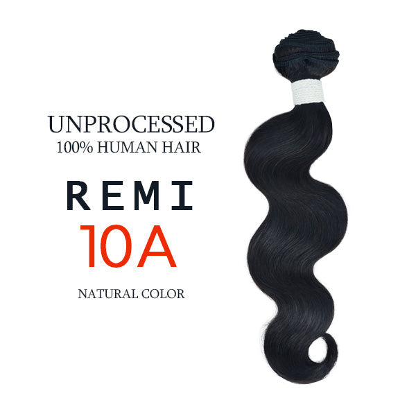 Bobbi Boss 100% Unprocessed Remi Human Hair Weave 10A - BODY 14-20"