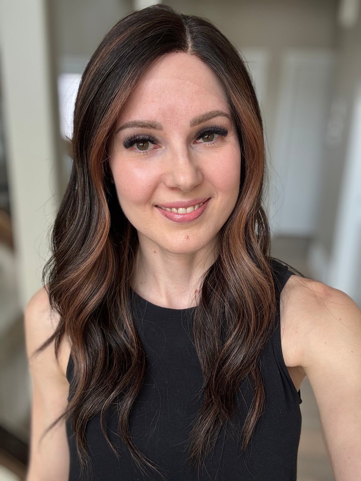 22" Larissa Comfort Cap Lace Top Wig (S)