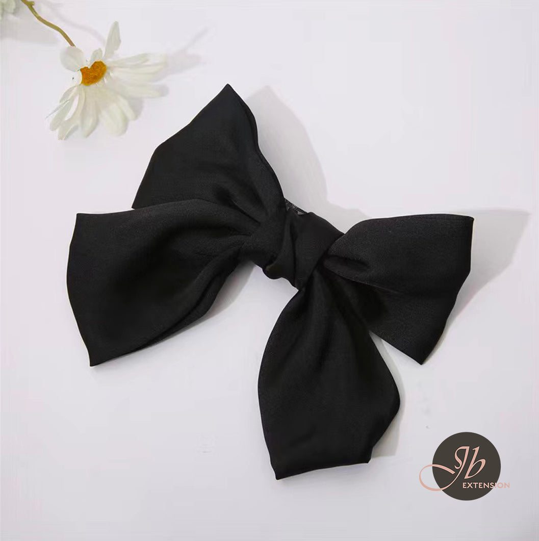JBextension Silky Satin Hair Bow Clips Big Bowknot Claw Hair Clip French Barrettes Accessories for Women Girls